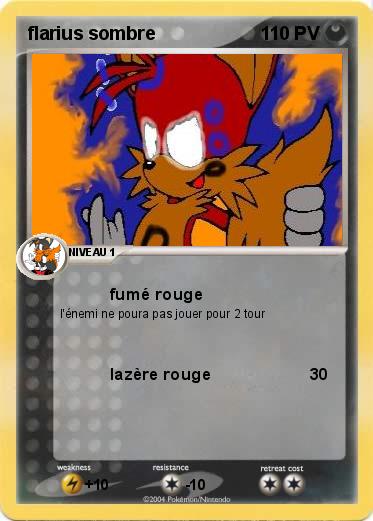 Pokemon flarius sombre