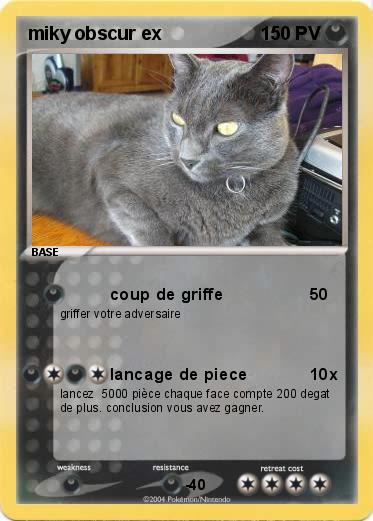 Pokemon miky obscur ex
