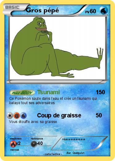Pokemon Gros pépé