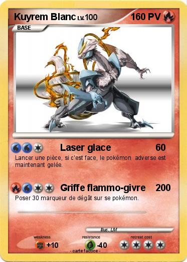 Pokemon Kuyrem Blanc