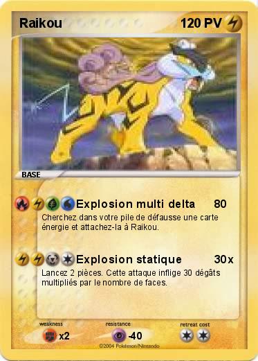 Pokemon Raikou