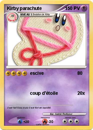 Pokemon Kirby parachute