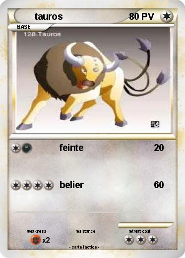 Pokemon tauros