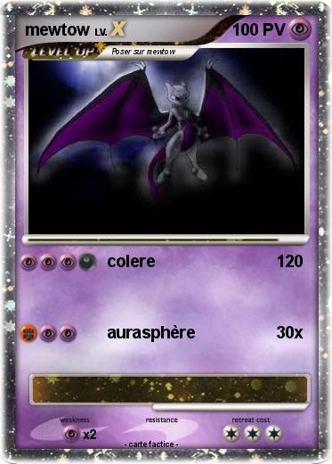 Pokemon mewtow