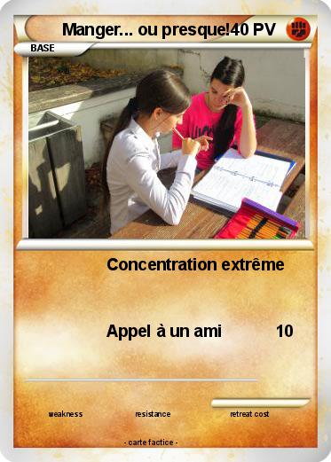 Pokemon Manger... ou presque!