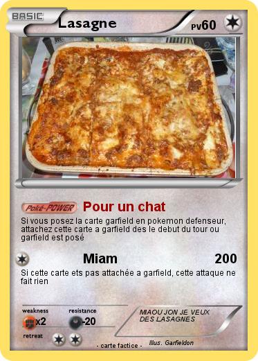 Pokemon Lasagne