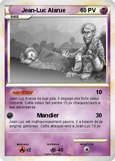 Pokemon Jean-Luc Alarue