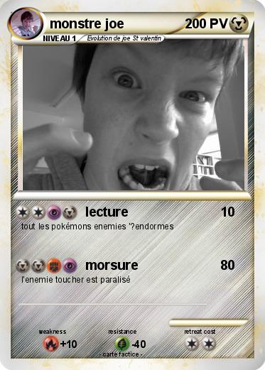Pokemon monstre joe