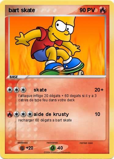 Pokemon bart skate