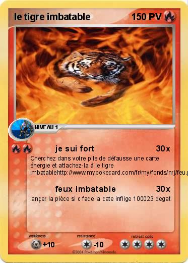 Pokemon le tigre imbatable 