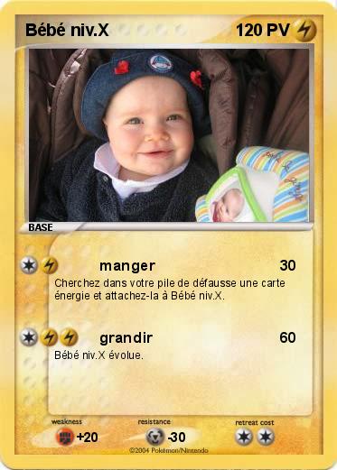 Pokemon Bébé niv.X