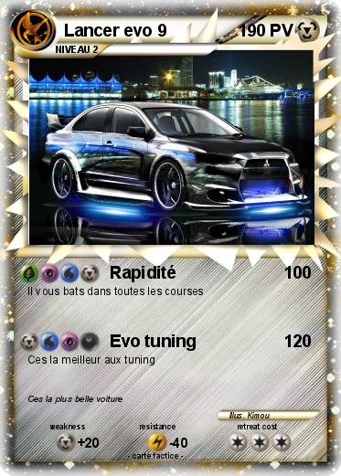 Pokemon Lancer evo 9
