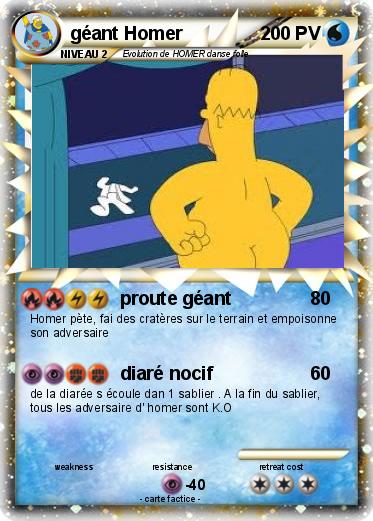 Pokemon géant Homer