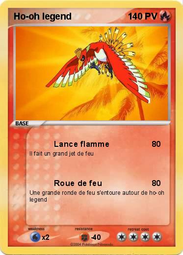 Pokemon Ho-oh legend