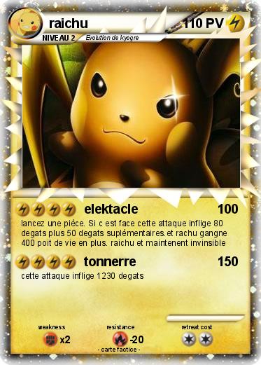 Pokemon raichu