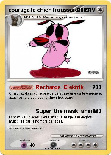 Pokemon courage le chien froussard