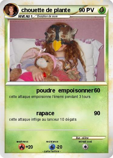 Pokemon chouette de plante