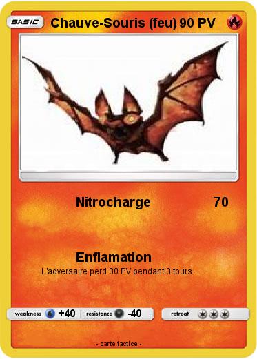 Pokemon Chauve-Souris (feu)