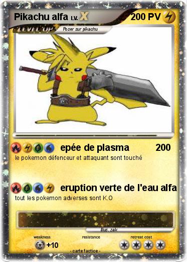 Pokemon Pikachu alfa