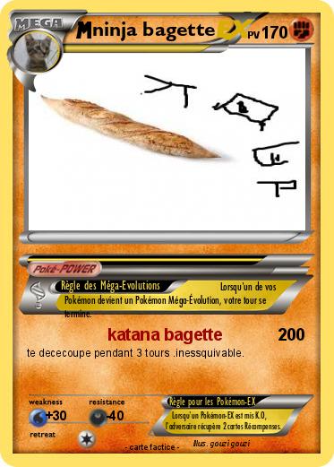 Pokemon ninja bagette
