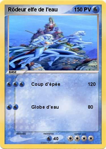 Pokemon Rôdeur elfe de l'eau