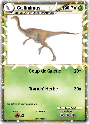 Pokemon Gallimimus