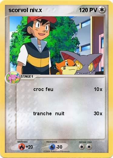 Pokemon scorvol niv.x