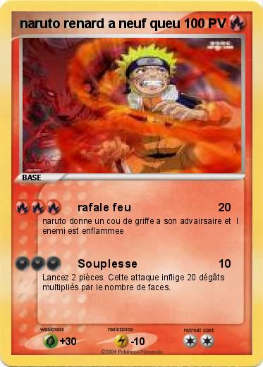 Pokemon naruto renard a neuf queu