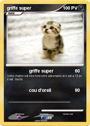 Pokemon griffe super