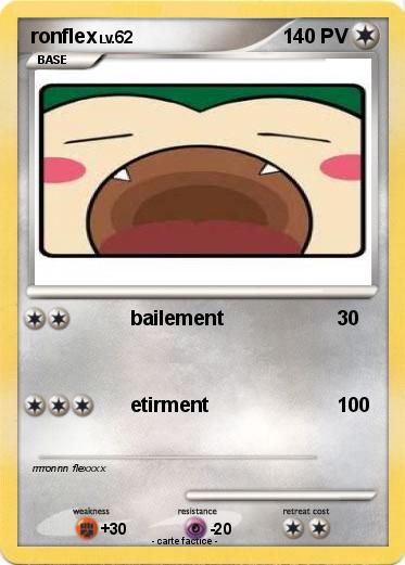 Pokemon ronflex
