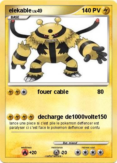 Pokemon elekable