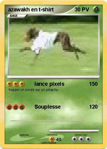 Pokemon azawakh en t-shirt