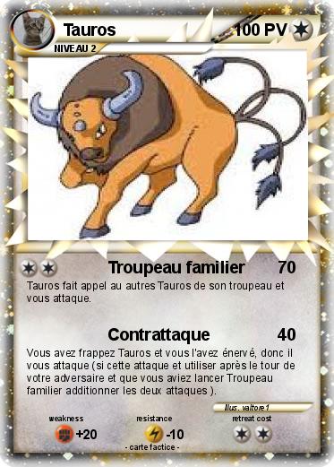 Pokemon Tauros