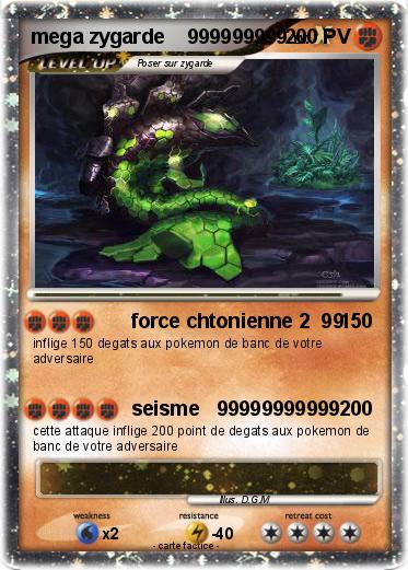 Pokemon mega zygarde    999999999