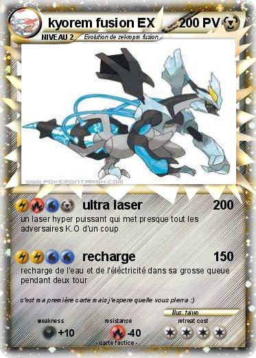 Pokemon kyorem fusion EX
