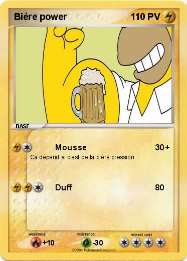 Pokemon Bière power