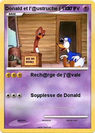 Pokemon Donald et l'@ustruche ( 1937 )