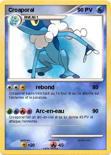 Pokemon Croaporal