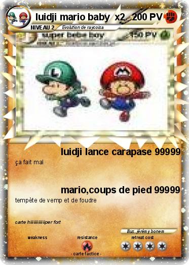 Pokemon luidji mario baby  x2