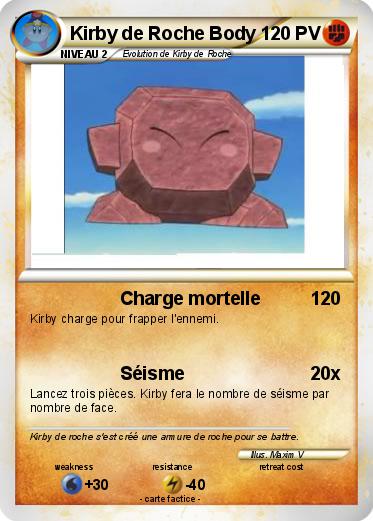 Pokemon Kirby de Roche Body