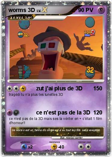Pokemon worms 3D