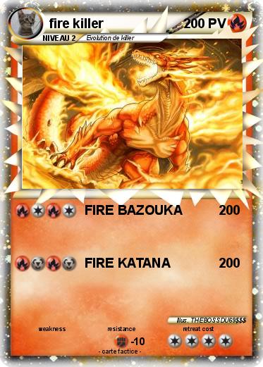 Pokemon fire killer
