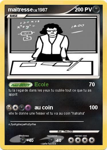 Pokemon maitresse