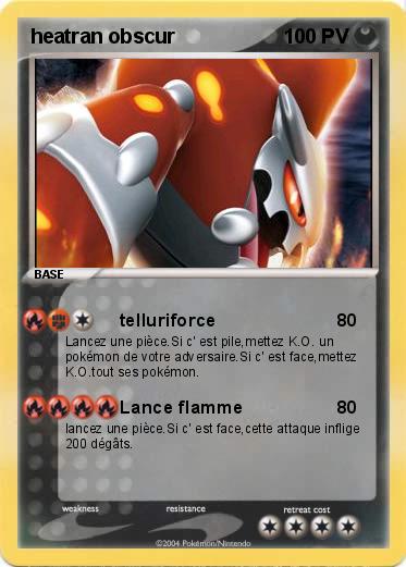 Pokemon heatran obscur