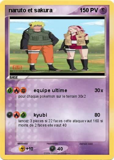 Pokemon naruto et sakura