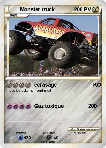 Pokemon Monster truck