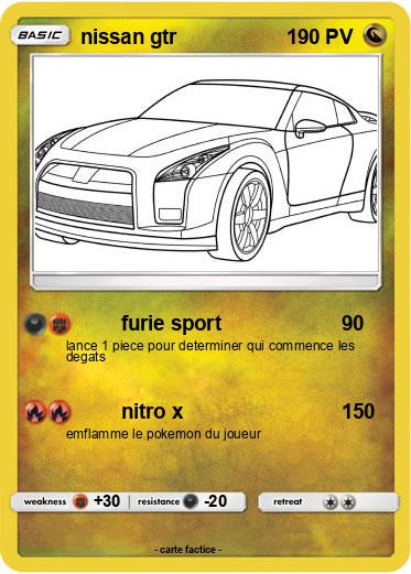 Pokemon nissan gtr