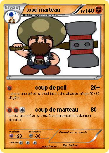 Pokemon toad marteau