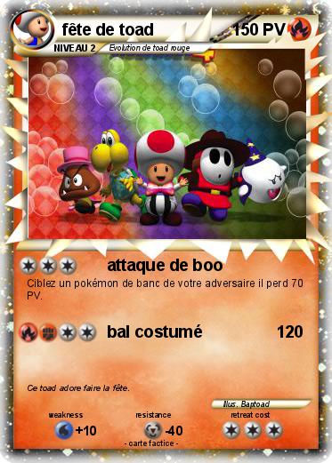 Pokemon fête de toad