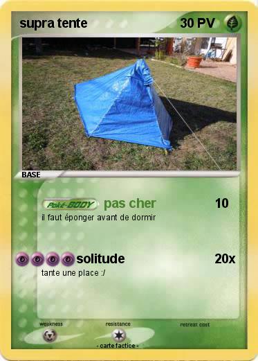 Pokemon supra tente